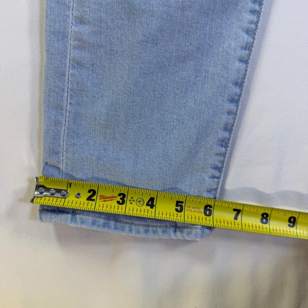 Levi's Wedgie Skinny Jeans Womens 32x26 Light Wash High Rise Button Fly Crop - Picture 15 of 15